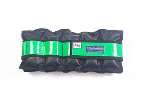 Caneleira Tornozeleira KF2 Colorida de 3 kg