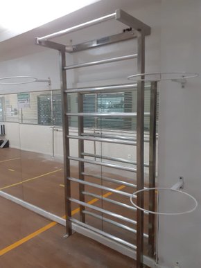 Espaldar Tradicional em Aço Inox 2,20 x 1 m