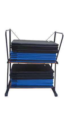 Estante em R para 20 a 25 colchonetes