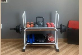 Estante Mini com 70 cm e 2 andares para caneleiras