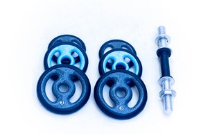 Kit Barrinha com Anilhas Revestidas Coloridas